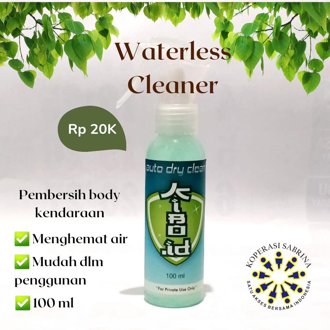 Waterless cleaner